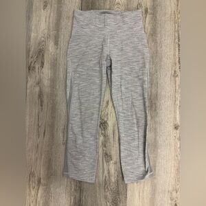 Lululemon Athletica Gray Cropped Leggings